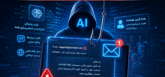 افزایش حملات فیشینگ با هوش مصنوعی؛ تهدیدی که همه را هدف گرفته!